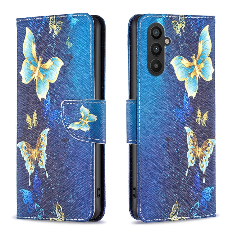 Custodia in pelle con motivo per Samsung Galaxy A25 5G