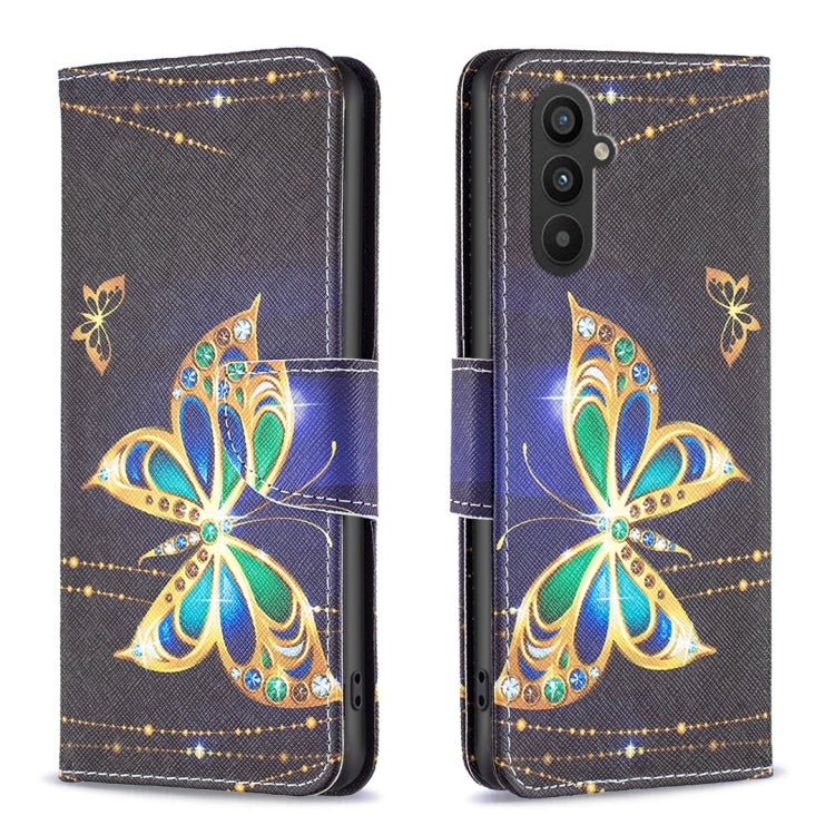 Custodia in pelle con motivo per Samsung Galaxy A25 5G