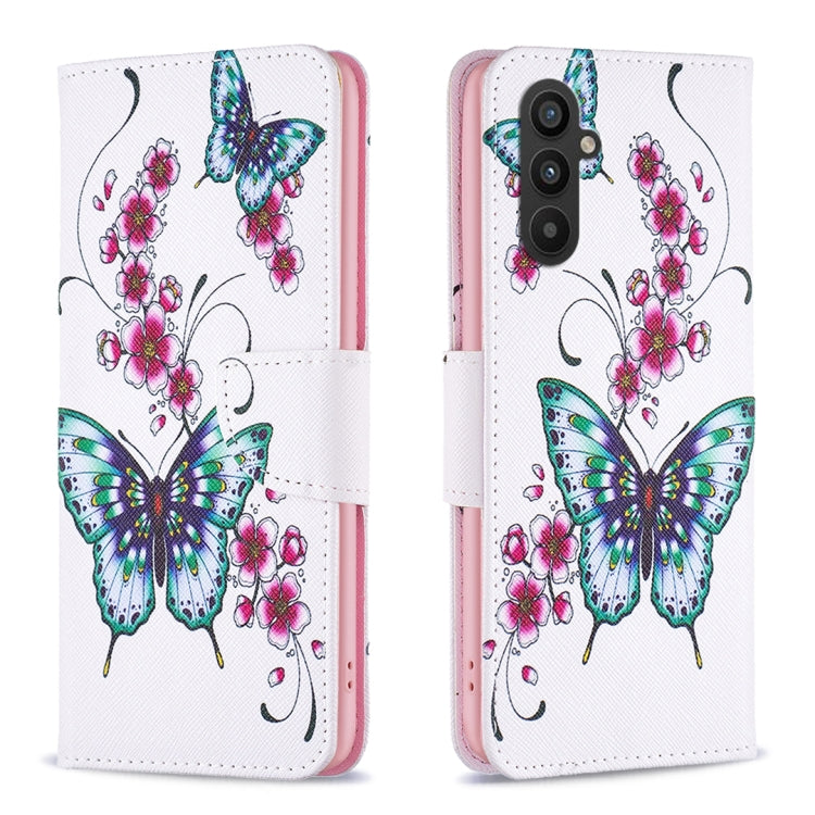 Custodia in pelle con motivo per Samsung Galaxy A25 5G