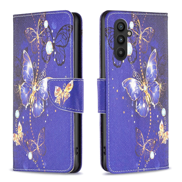 Custodia in pelle con motivo per Samsung Galaxy A25 5G
