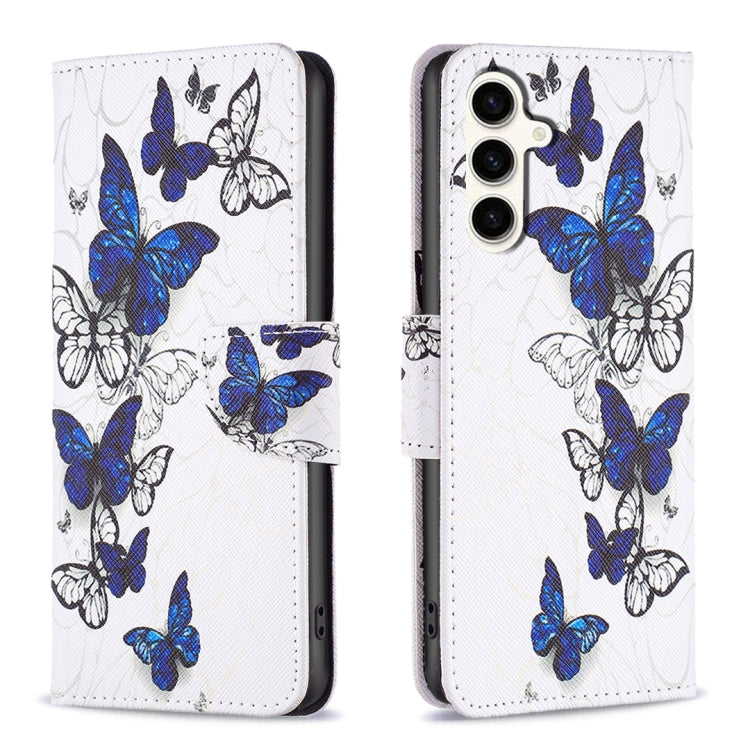Custodia in pelle con motivo colorato per Samsung Galaxy S23 FE 5