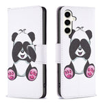 Custodia in pelle con motivo colorato per Samsung Galaxy S23 FE 5