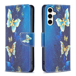 Custodia in pelle con motivo colorato per Samsung Galaxy S23 FE 5