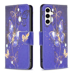 Custodia in pelle con motivo colorato per Samsung Galaxy S23 FE 5