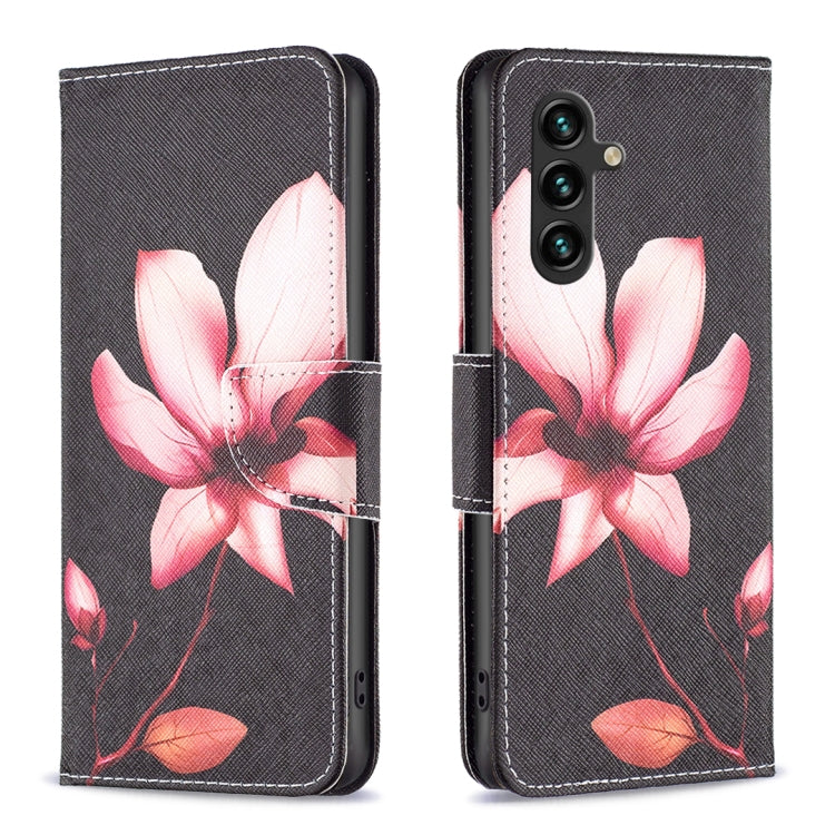 Custodia in pelle con motivo per Samsung Galaxy A25 5G