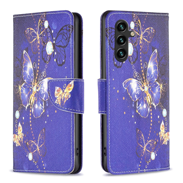 Custodia in pelle con motivo per Samsung Galaxy A25 5G
