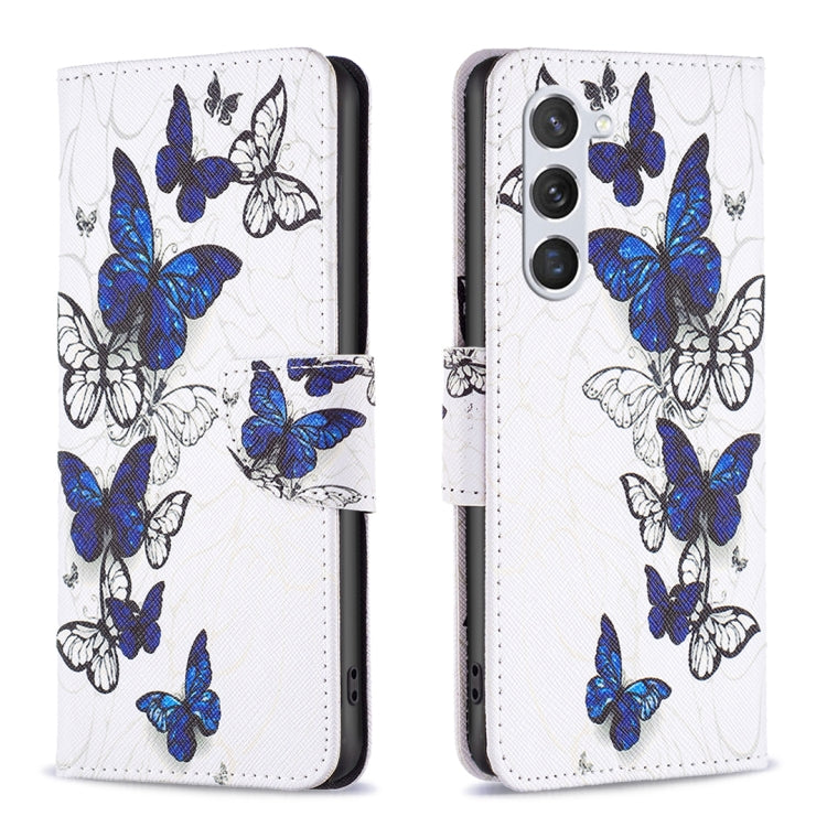 Custodia in pelle con motivo colorato per Samsung Galaxy S24+ 5G