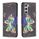 Custodia in pelle con motivo colorato per Samsung Galaxy S24+ 5G
