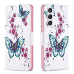 Custodia in pelle con motivo colorato per Samsung Galaxy S24+ 5G