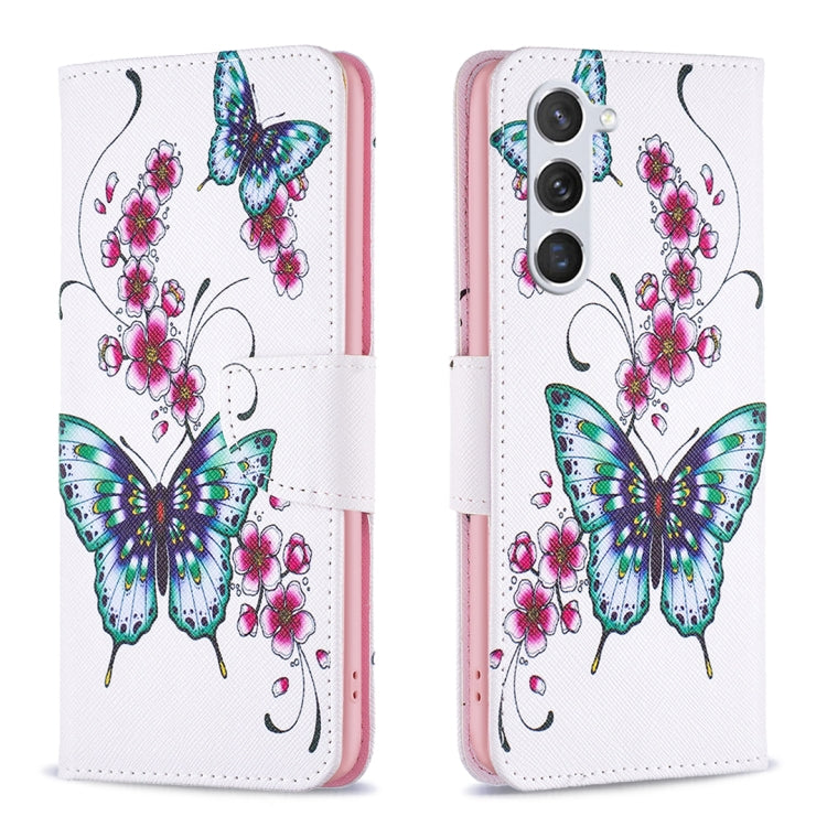 Custodia in pelle con motivo colorato per Samsung Galaxy S24+ 5G