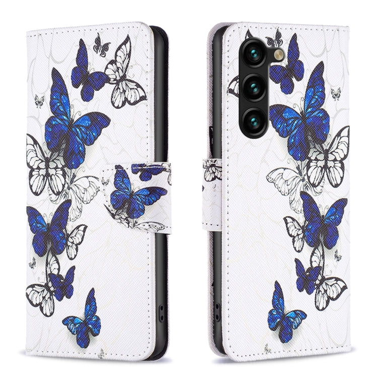 Custodia in pelle con motivo colorato per Samsung Galaxy S24+ 5G