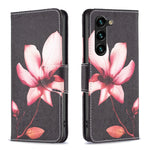 Custodia in pelle con motivo colorato per Samsung Galaxy S24+ 5G