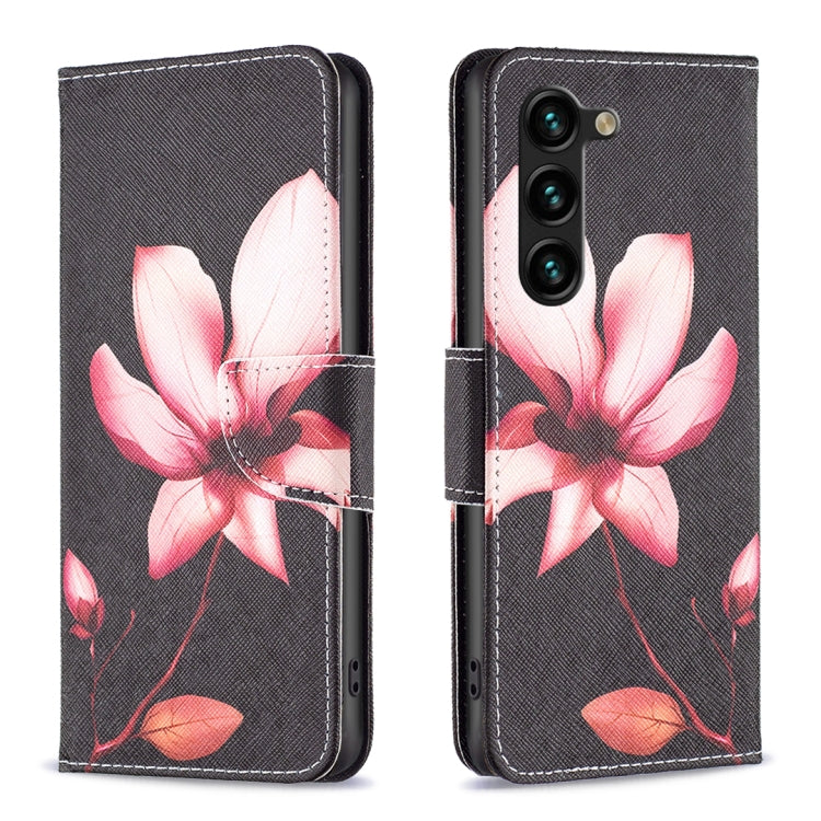Custodia in pelle con motivo colorato per Samsung Galaxy S24+ 5G