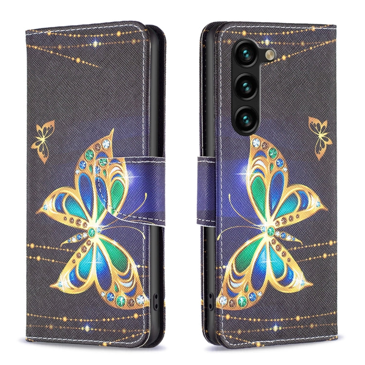 Custodia in pelle con motivo colorato per Samsung Galaxy S24+ 5G