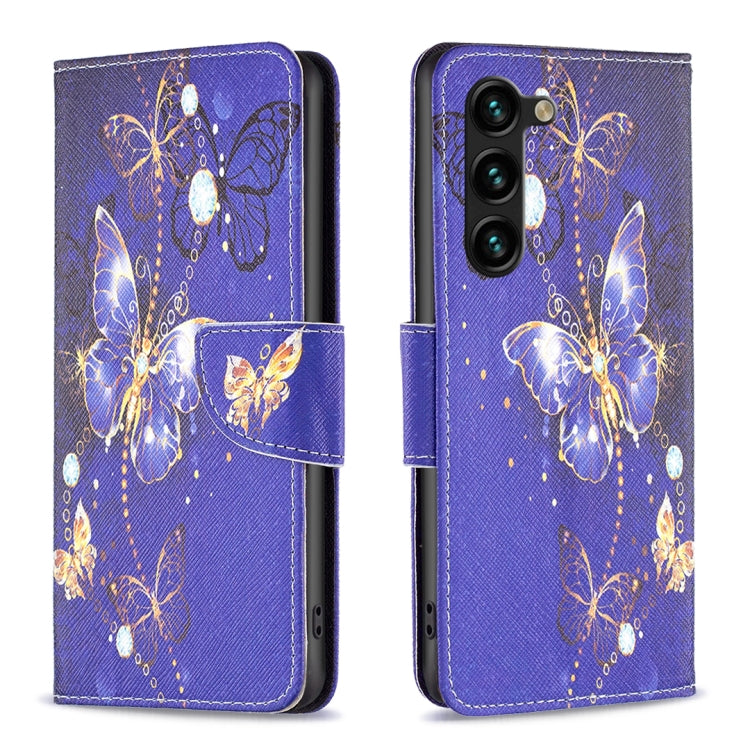 Custodia in pelle con motivo colorato per Samsung Galaxy S24+ 5G