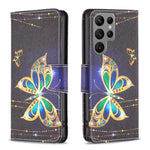 Custodia portafoglio in pelle per Samsung Galaxy S24 Ultra