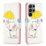 Custodia portafoglio in pelle per Samsung Galaxy S24 Ultra