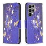 Custodia portafoglio in pelle per Samsung Galaxy S24 Ultra