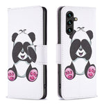 Custodia in pelle con motivo colorato per Samsung Galaxy S23 FE 5