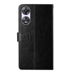 Custodia per cellulare in pelle con motivo a Y a forma di Y, For OPPO A78 4G, For OPPO A79 5G, For OPPO A59 5G