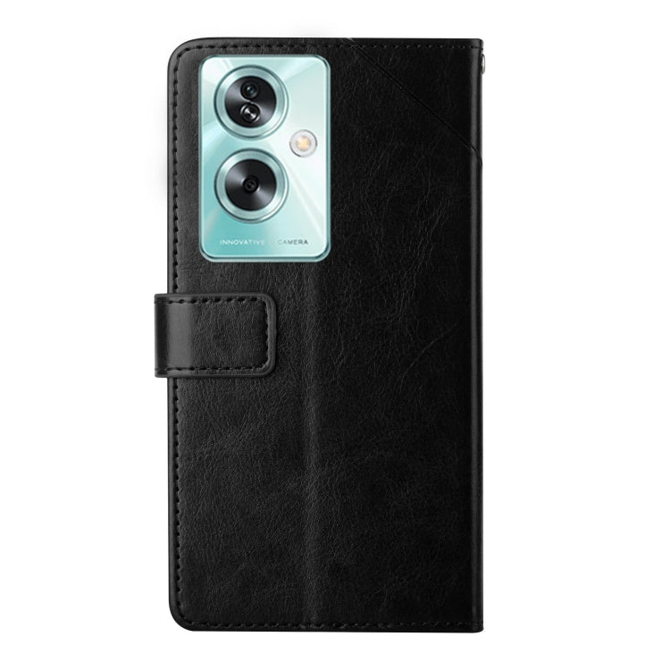 Custodia per cellulare in pelle con motivo a Y a forma di Y, For OPPO Reno11 F 5G/F25 Pro 5G, For OPPO A18 / A38 4G, For OPPO A58 4G, For OPPO Reno10 Global / Reno10 Pro Global