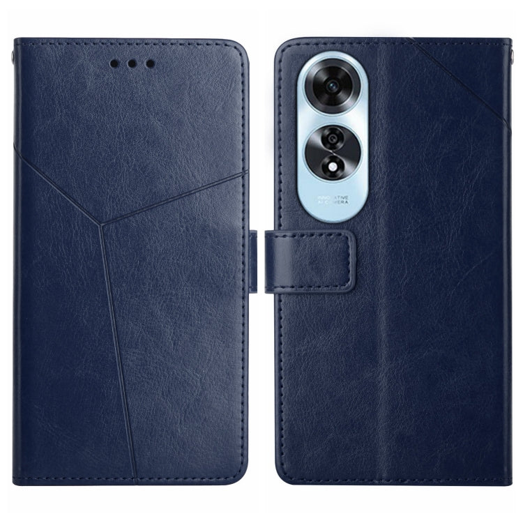 Custodia per cellulare in pelle con motivo a Y a forma di Y, For OPPO Reno12 F 5G Global, For OPPO Reno12 Pro 5G Global, For OPPO Reno12 5G Global, For OPPO A60 4G