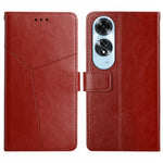 Custodia per cellulare in pelle con motivo a Y a forma di Y, For OPPO Reno12 F 5G Global, For OPPO Reno12 Pro 5G Global, For OPPO Reno12 5G Global, For OPPO A60 4G