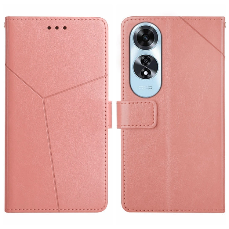 Custodia per cellulare in pelle con motivo a Y a forma di Y, For OPPO Reno12 F 5G Global, For OPPO Reno12 Pro 5G Global, For OPPO Reno12 5G Global, For OPPO A60 4G