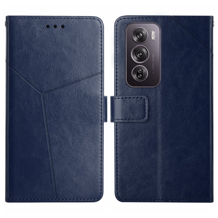 Custodia per cellulare in pelle con motivo a Y a forma di Y, For OPPO Reno12 F 5G Global, For OPPO Reno12 Pro 5G Global, For OPPO Reno12 5G Global, For OPPO A60 4G