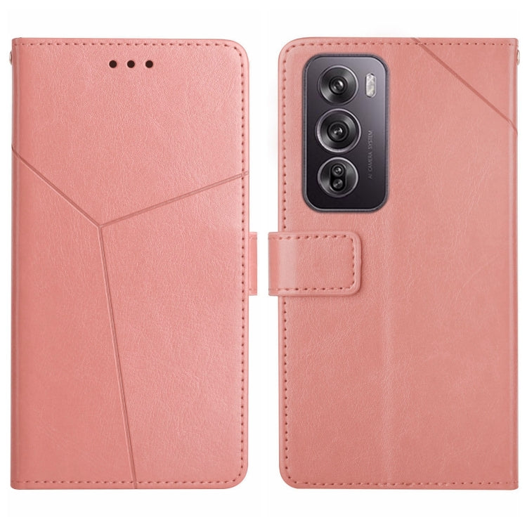 Custodia per cellulare in pelle con motivo a Y a forma di Y, For OPPO Reno12 F 5G Global, For OPPO Reno12 Pro 5G Global, For OPPO Reno12 5G Global, For OPPO A60 4G