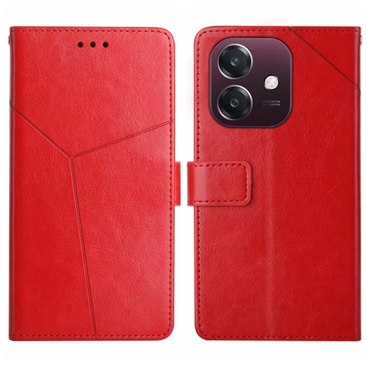 Custodia per cellulare in pelle con motivo a Y a forma di Y, For OPPO A3 4G Global / 5G Global, For OPPO A3x India, For OPPO A80 EU / A3 Pro Global, For OPPO A3 Pro 5G India / K12x 5G Global