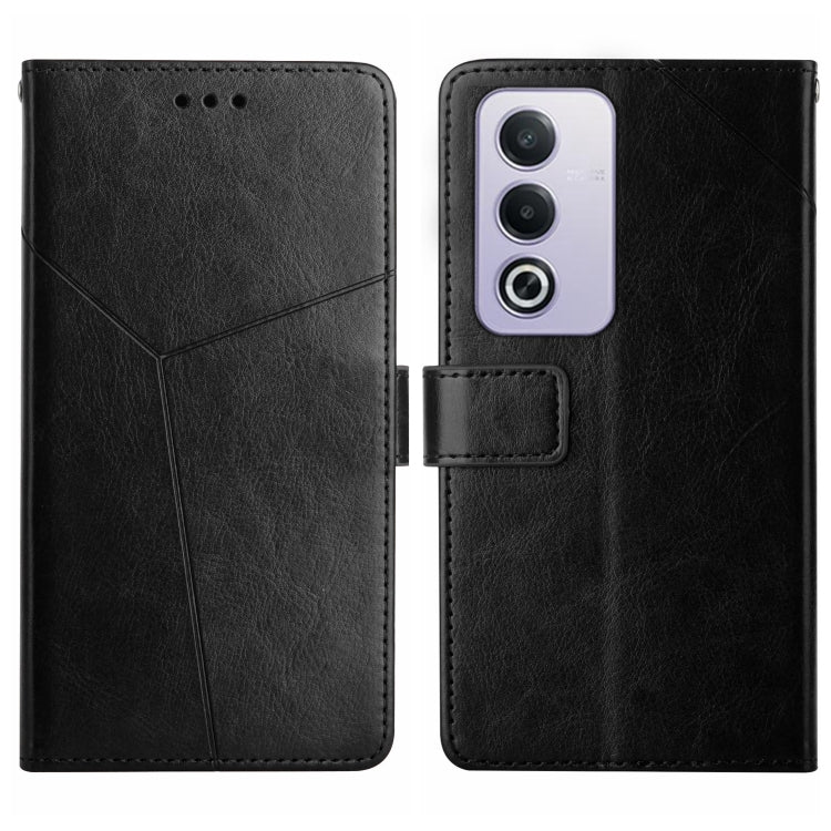 Custodia per cellulare in pelle con motivo a Y a forma di Y, For OPPO A3 4G Global / 5G Global, For OPPO A3x India, For OPPO A80 EU / A3 Pro Global, For OPPO A3 Pro 5G India / K12x 5G Global