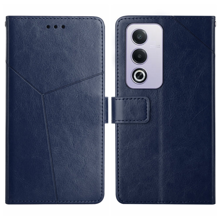 Custodia per cellulare in pelle con motivo a Y a forma di Y, For OPPO A3 4G Global / 5G Global, For OPPO A3x India, For OPPO A80 EU / A3 Pro Global, For OPPO A3 Pro 5G India / K12x 5G Global
