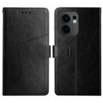 Custodia per cellulare in pelle con motivo a Y a forma di Y, For OPPO A5 Pro 5G Global, For OPPO Reno13 Pro Global, For OPPO Reno13 Global, For OPPO Reno13 F 4G / 5G