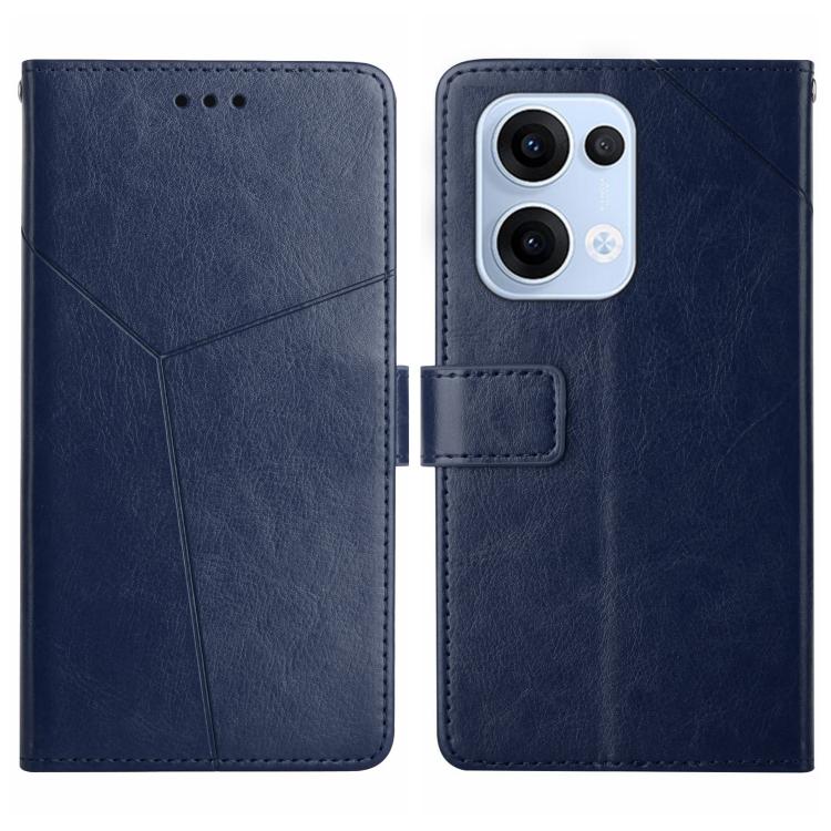 Custodia per cellulare in pelle con motivo a Y a forma di Y, For OPPO A5 Pro 5G Global, For OPPO Reno13 Pro Global, For OPPO Reno13 Global, For OPPO Reno13 F 4G / 5G