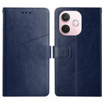 Custodia per cellulare in pelle con motivo a Y a forma di Y, For OPPO A5 Pro 5G Global, For OPPO Reno13 Pro Global, For OPPO Reno13 Global, For OPPO Reno13 F 4G / 5G
