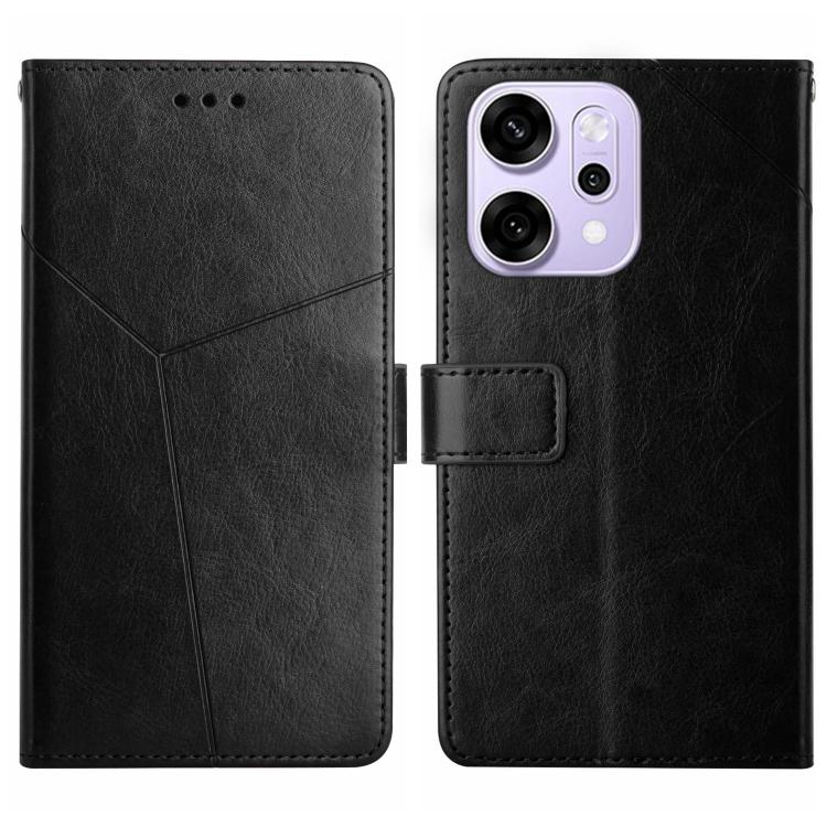 Custodia per cellulare in pelle con motivo a Y a forma di Y, For OPPO A5x 4G Global / 5G Global, For OPPO A5 5G Global, For OPPO Reno14 Pro 5G Global, For OPPO Reno14 5G Global