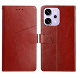Custodia per cellulare in pelle con motivo a Y a forma di Y, For OPPO A5x 4G Global / 5G Global, For OPPO A5 5G Global, For OPPO Reno14 Pro 5G Global, For OPPO Reno14 5G Global