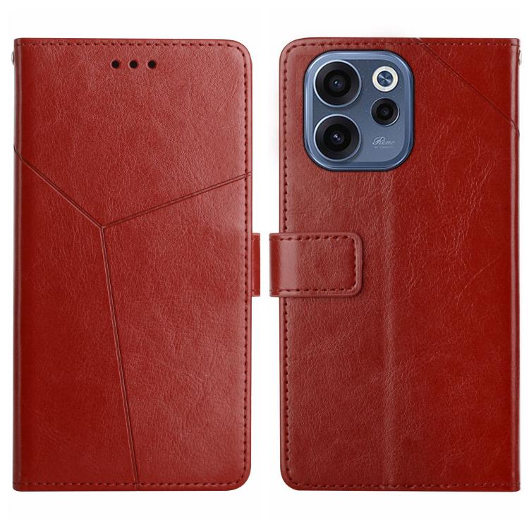 Custodia per cellulare in pelle con motivo a Y a forma di Y, For OPPO Reno16 F / Reno16 FS, For OPPO Reno16 / Reno16 Pro 5G Global, For OPPO A6 5G Global / A6x 5G Global, For OPPO Reno15 F 5G Global