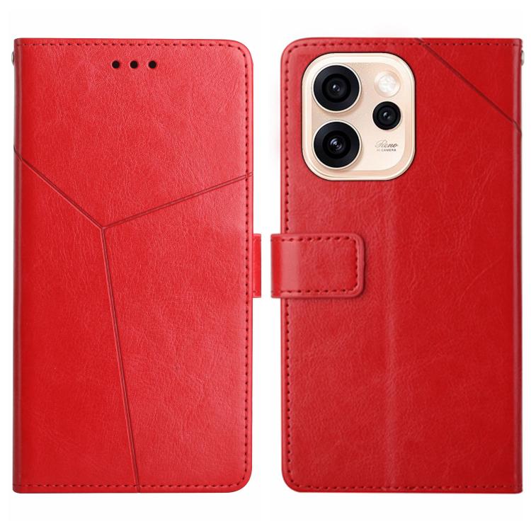 Custodia per cellulare in pelle con motivo a Y a forma di Y, For OPPO Reno15 Pro Max 5G Global, For OPPO Reno15 Pro 5G Global, For OPPO Reno15 5G Global, For OPPO A6 Pro 4G / 5G Global