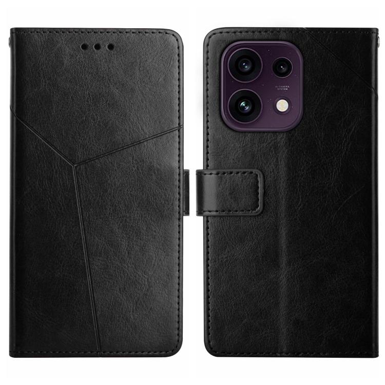Custodia per cellulare in pelle con motivo a Y a forma di Y, For OPPO Reno16 F / Reno16 FS, For OPPO Reno16 / Reno16 Pro 5G Global, For OPPO A6 5G Global / A6x 5G Global, For OPPO Reno15 F 5G Global