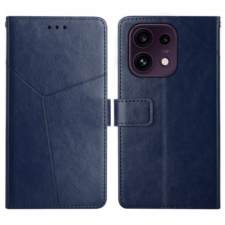 Custodia per cellulare in pelle con motivo a Y a forma di Y, For OPPO Reno16 F / Reno16 FS, For OPPO Reno16 / Reno16 Pro 5G Global, For OPPO A6 5G Global / A6x 5G Global, For OPPO Reno15 F 5G Global