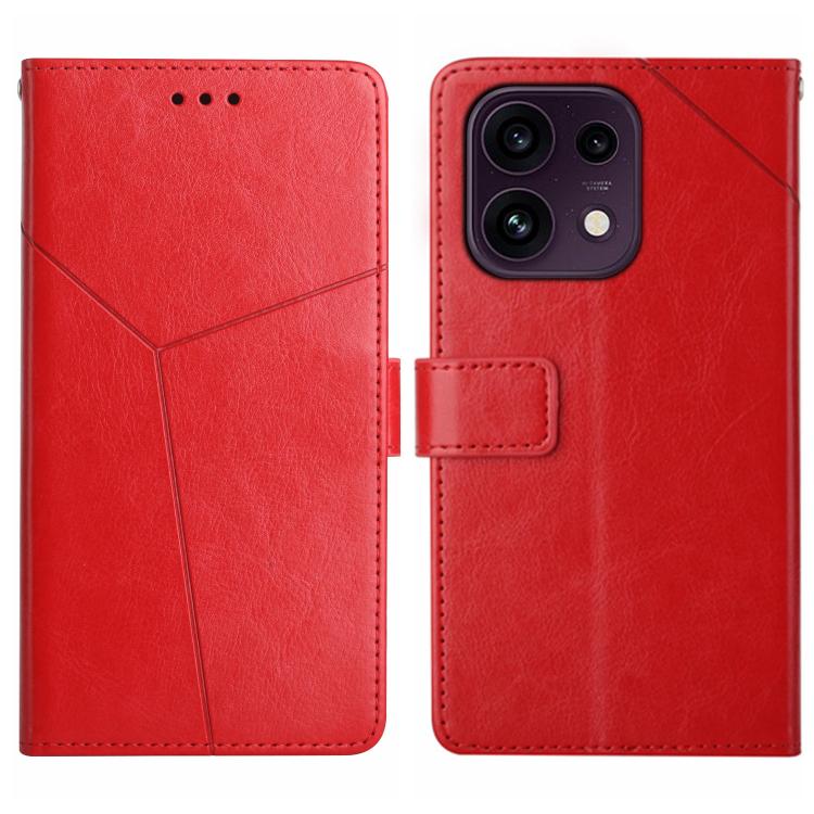 Custodia per cellulare in pelle con motivo a Y a forma di Y, For OPPO Reno16 F / Reno16 FS, For OPPO Reno16 / Reno16 Pro 5G Global, For OPPO A6 5G Global / A6x 5G Global, For OPPO Reno15 F 5G Global