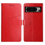 Custodia per cellulare in pelle con motivo a Y a forma di Y, For Google Pixel 8 Pro, For Google Pixel 8