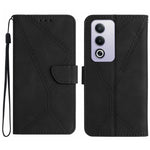 Custodia per telefono in pelle goffrata con cuciture, For OPPO A3 4G Global / 5G Global, For OPPO A3x India, For OPPO A80 EU / A3 Pro Global, For OPPO A3 Pro 5G India / K12x 5G Global