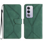 Custodia per telefono in pelle goffrata con cuciture, For OPPO A3 4G Global / 5G Global, For OPPO A3x India, For OPPO A80 EU / A3 Pro Global, For OPPO A3 Pro 5G India / K12x 5G Global