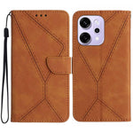 Custodia per telefono in pelle goffrata con cuciture, For OPPO A5x 4G Global / 5G Global, For OPPO A5 5G Global, For OPPO Reno14 Pro 5G Global, For OPPO Reno14 5G Global