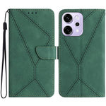 Custodia per telefono in pelle goffrata con cuciture, For OPPO A5x 4G Global / 5G Global, For OPPO A5 5G Global, For OPPO Reno14 Pro 5G Global, For OPPO Reno14 5G Global