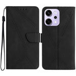 Custodia per telefono in pelle goffrata con cuciture, For OPPO A5x 4G Global / 5G Global, For OPPO A5 5G Global, For OPPO Reno14 Pro 5G Global, For OPPO Reno14 5G Global