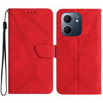 Custodia per telefono in pelle goffrata con cuciture, For OPPO A5x 4G Global / 5G Global, For OPPO A5 5G Global, For OPPO Reno14 Pro 5G Global, For OPPO Reno14 5G Global